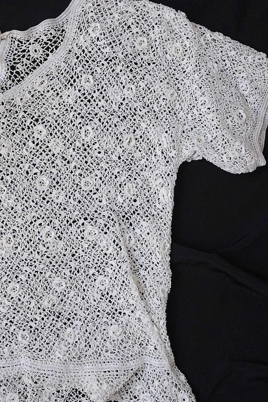 アンティークトップ 少女サイズ/vêtement ancien/antique  top .FR a l'epoque