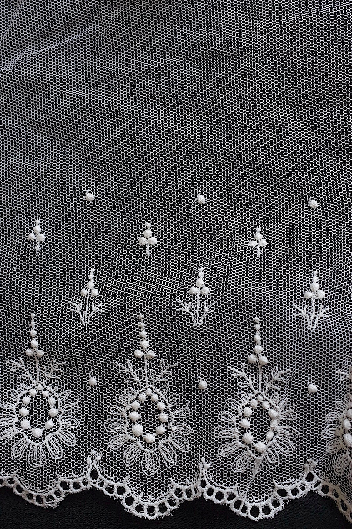 アンティークレース185cm 93cm/dentelle ancienne/antique lace .FR a l'epoque