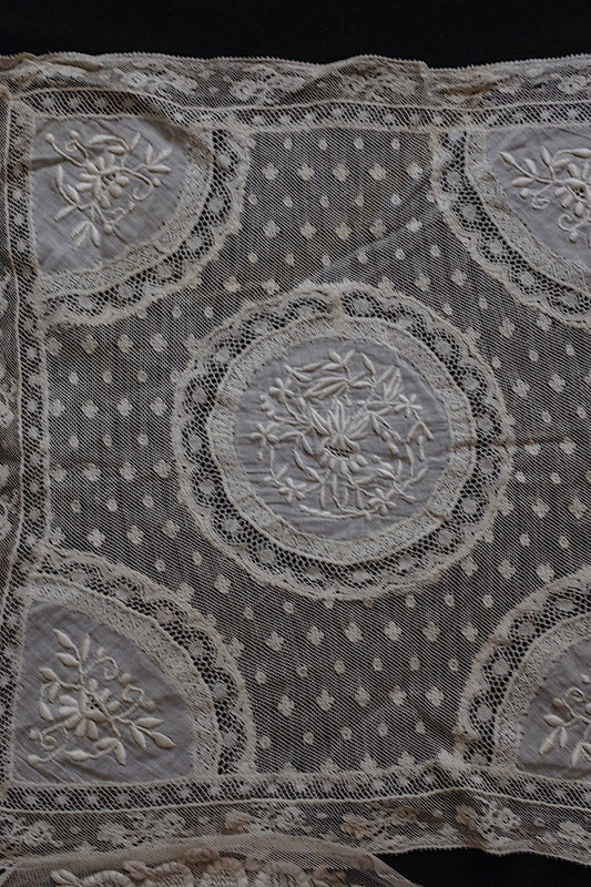 アンティークレース刺繍3種/dentelle ancienne/antique lace .FR a l'epoque