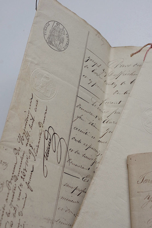 アンティークカリグラフィー/calligraphie ancien/antique .FR a l'epoque