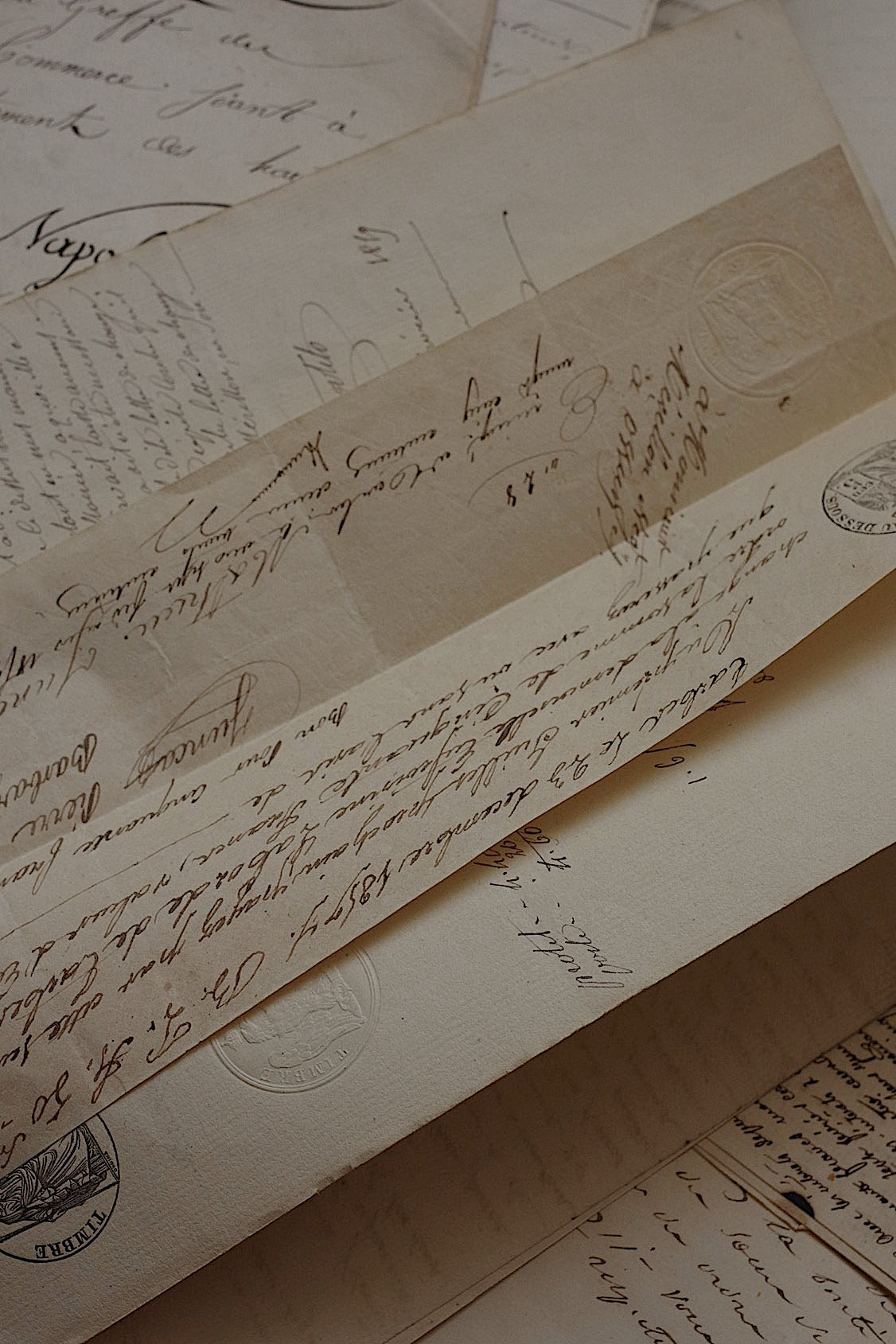 アンティークカリグラフィー/calligraphie ancien/antique .FR a l'epoque