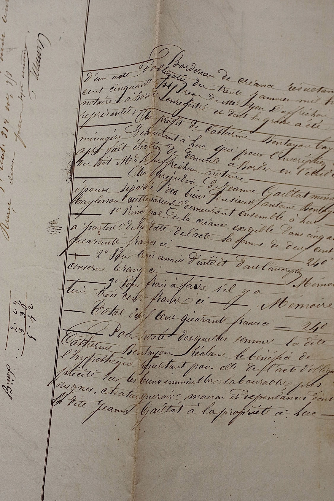 アンティークカリグラフィー/calligraphie ancien/antique .FR a l'epoque