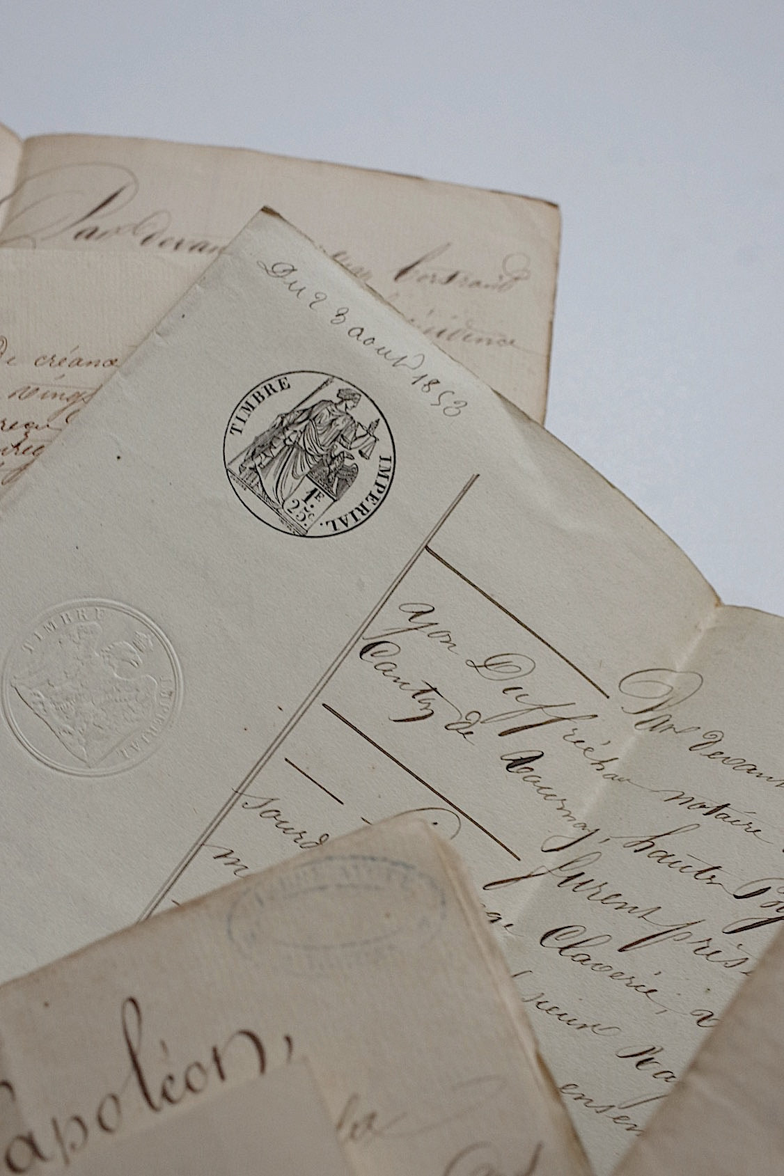 アンティークカリグラフィー/calligraphie ancien/antique .FR a l'epoque