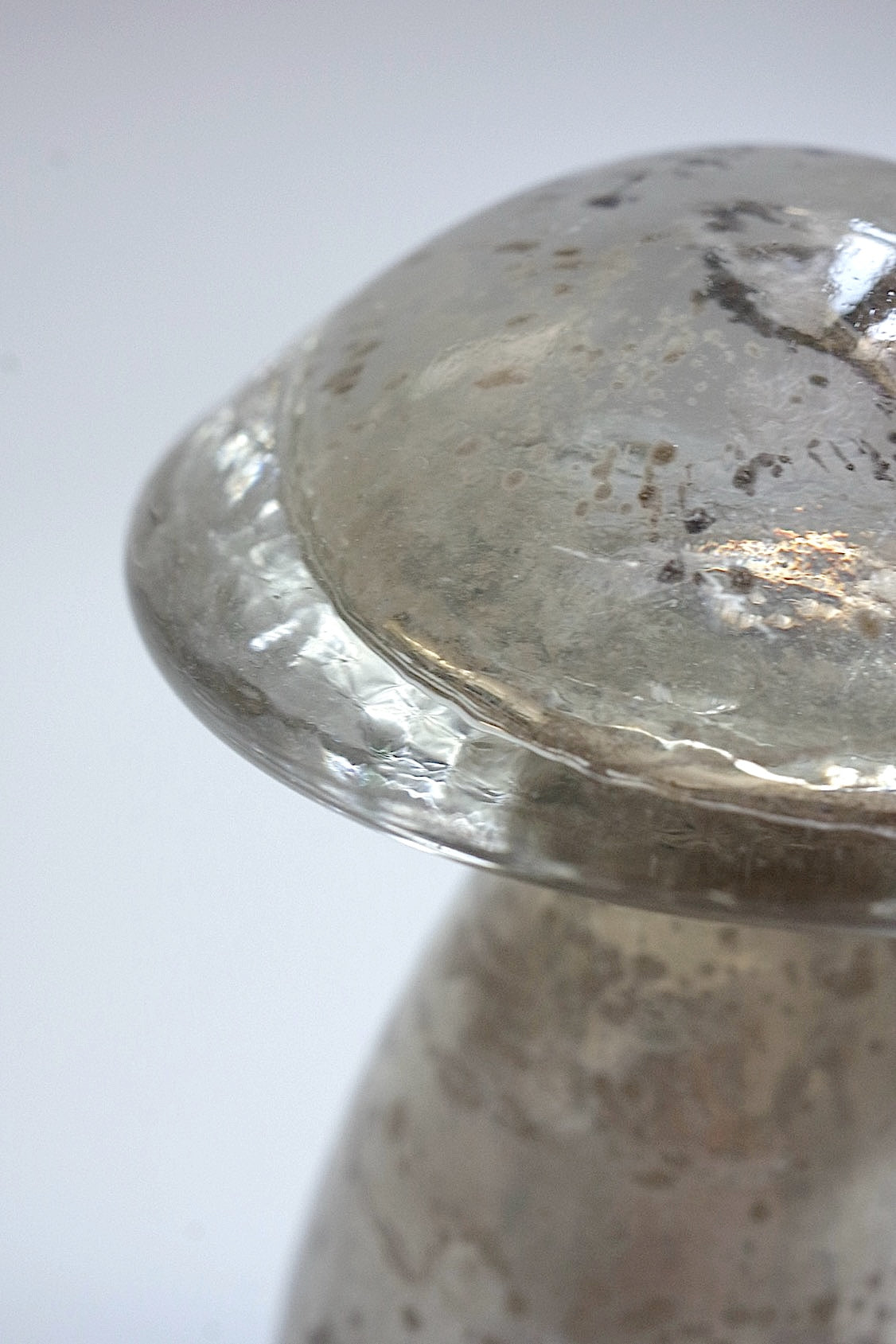 アンティークガラスオブジェ/églomisé ancienne/antique mercuré .FR a l'epoque