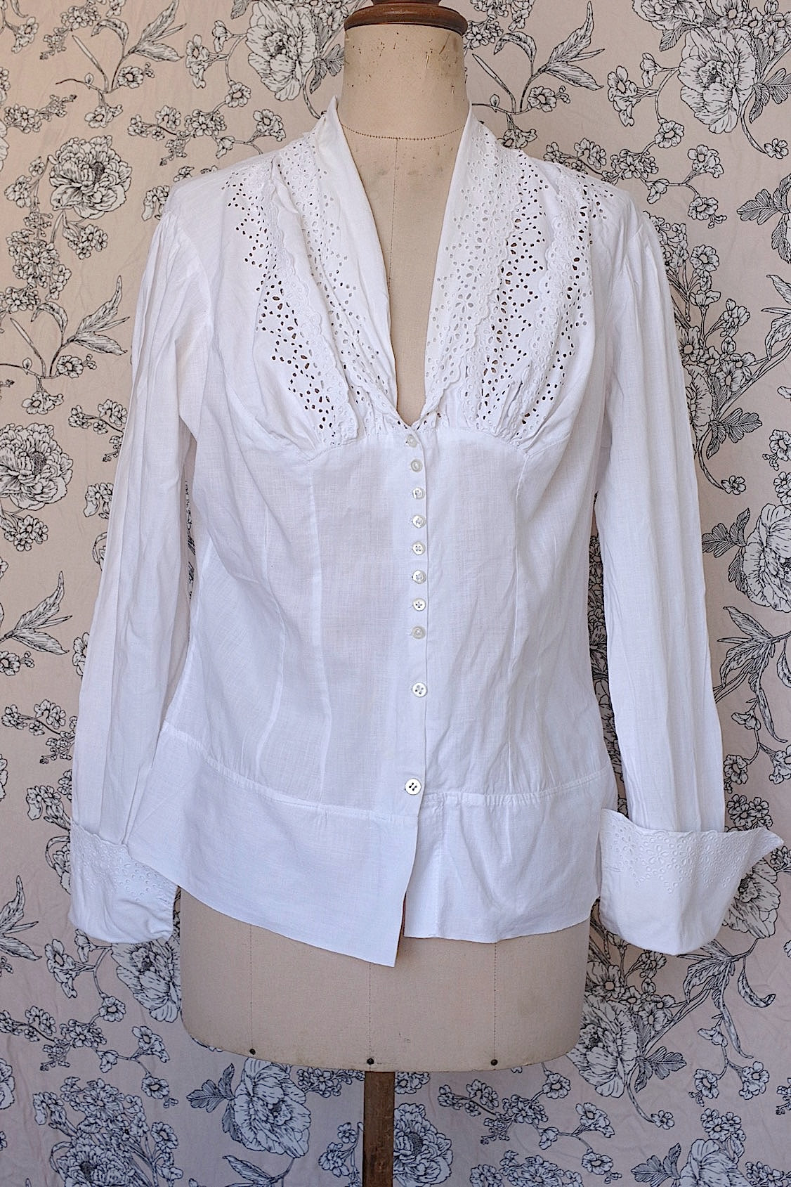 アンティークブラウス/blouse ancien/antique blouse .FR a l'epoque