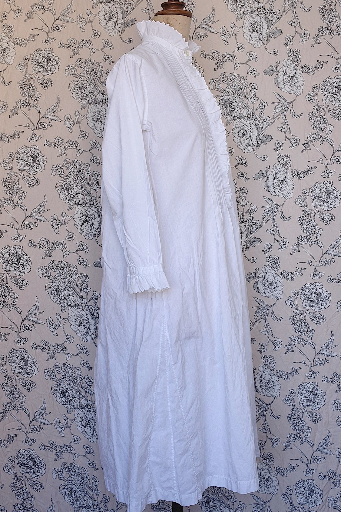 アンティークコットンワンピース/robe ancienne/antique cotton dress .FR a l'epoque