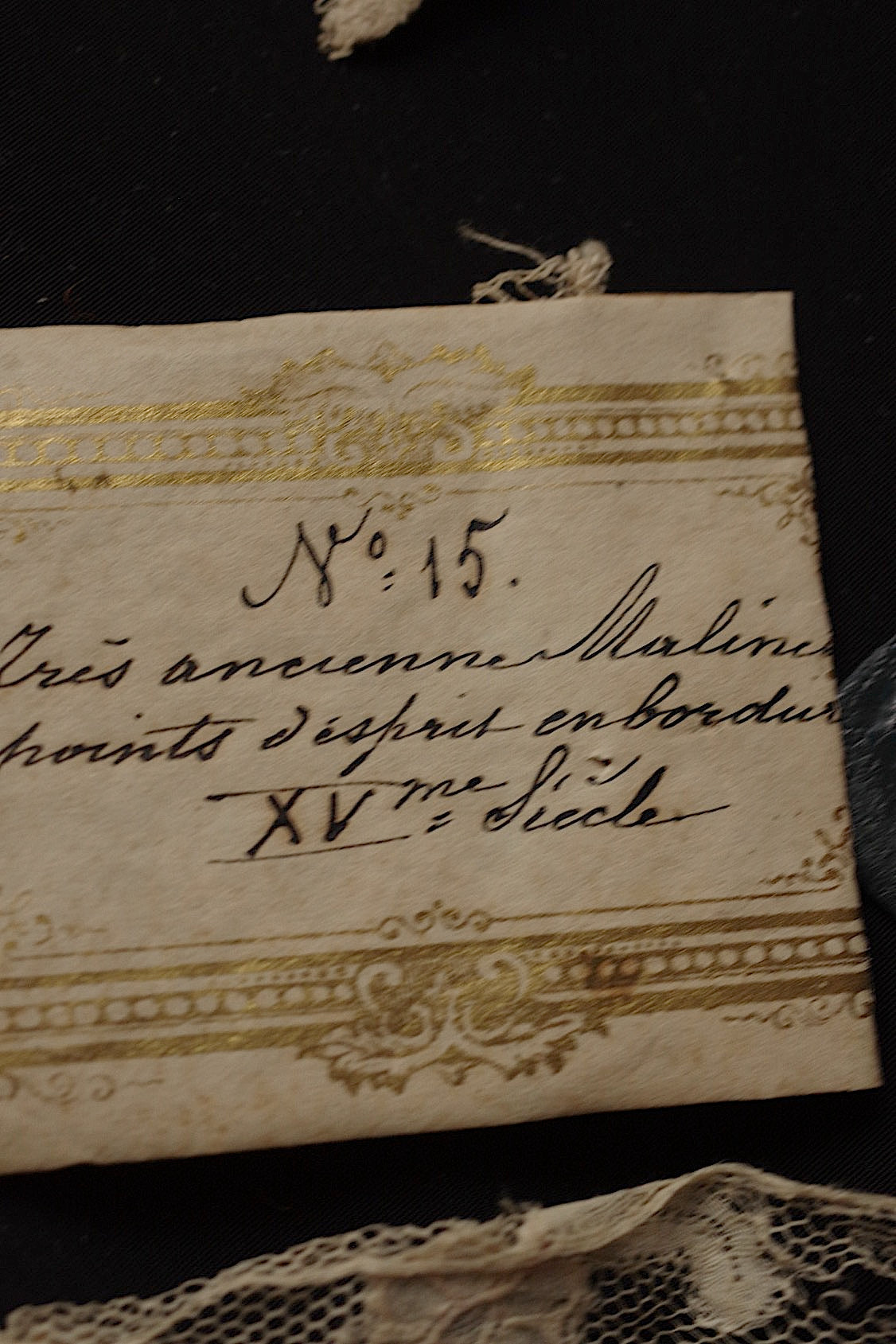 アンティークレース5種/dentelle ancienne/antique lace .FR a l'epoque