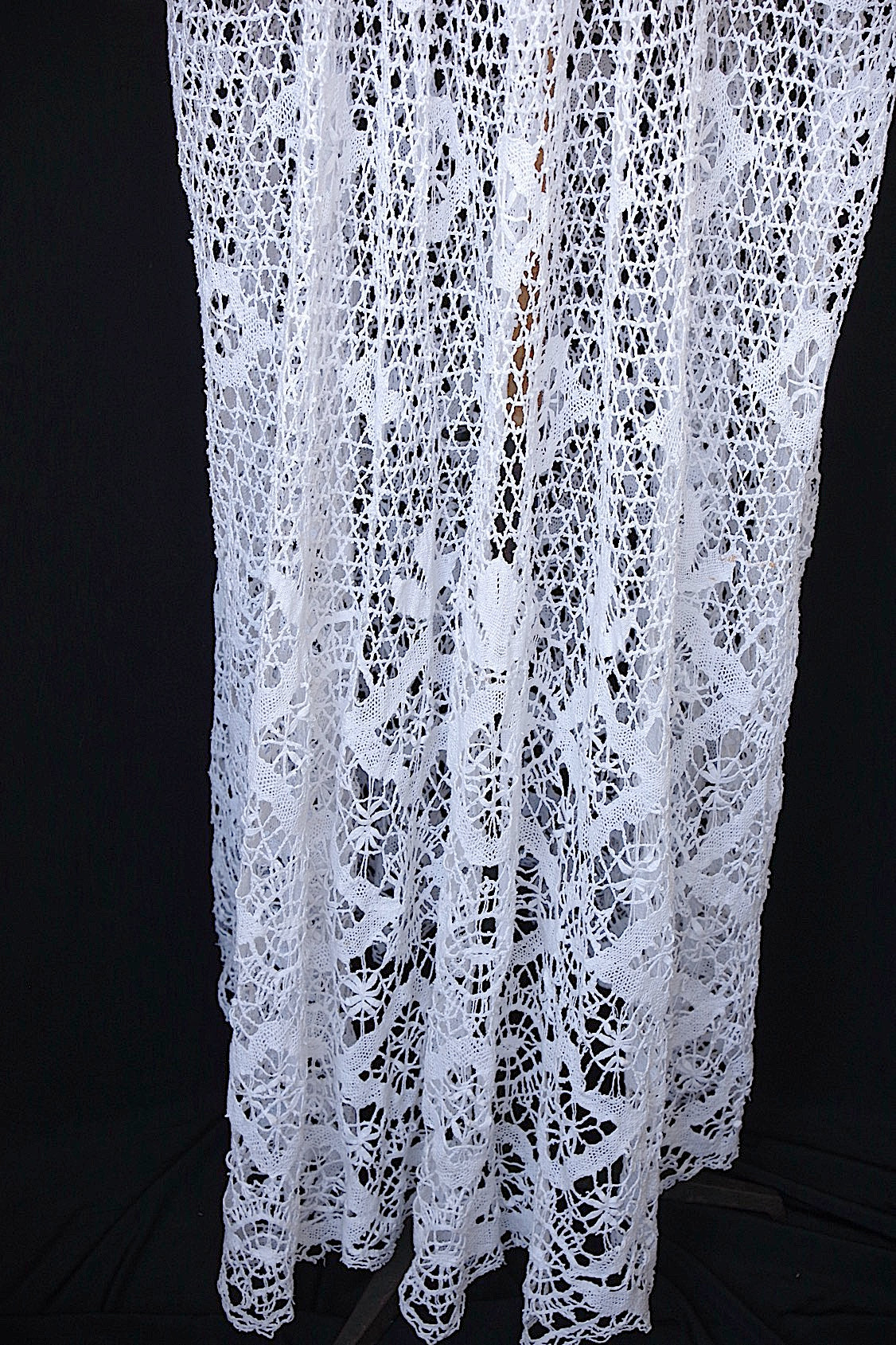 アンティーク教会チュニック1/aube antique/church tunic .FR a l'epoque