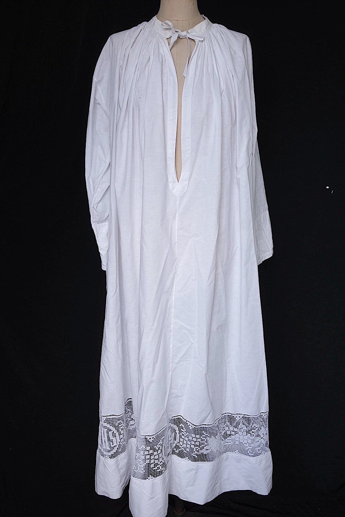 ヴィンテージ教会チュニック2/aube vintage/church tunic .FR a l'epoque