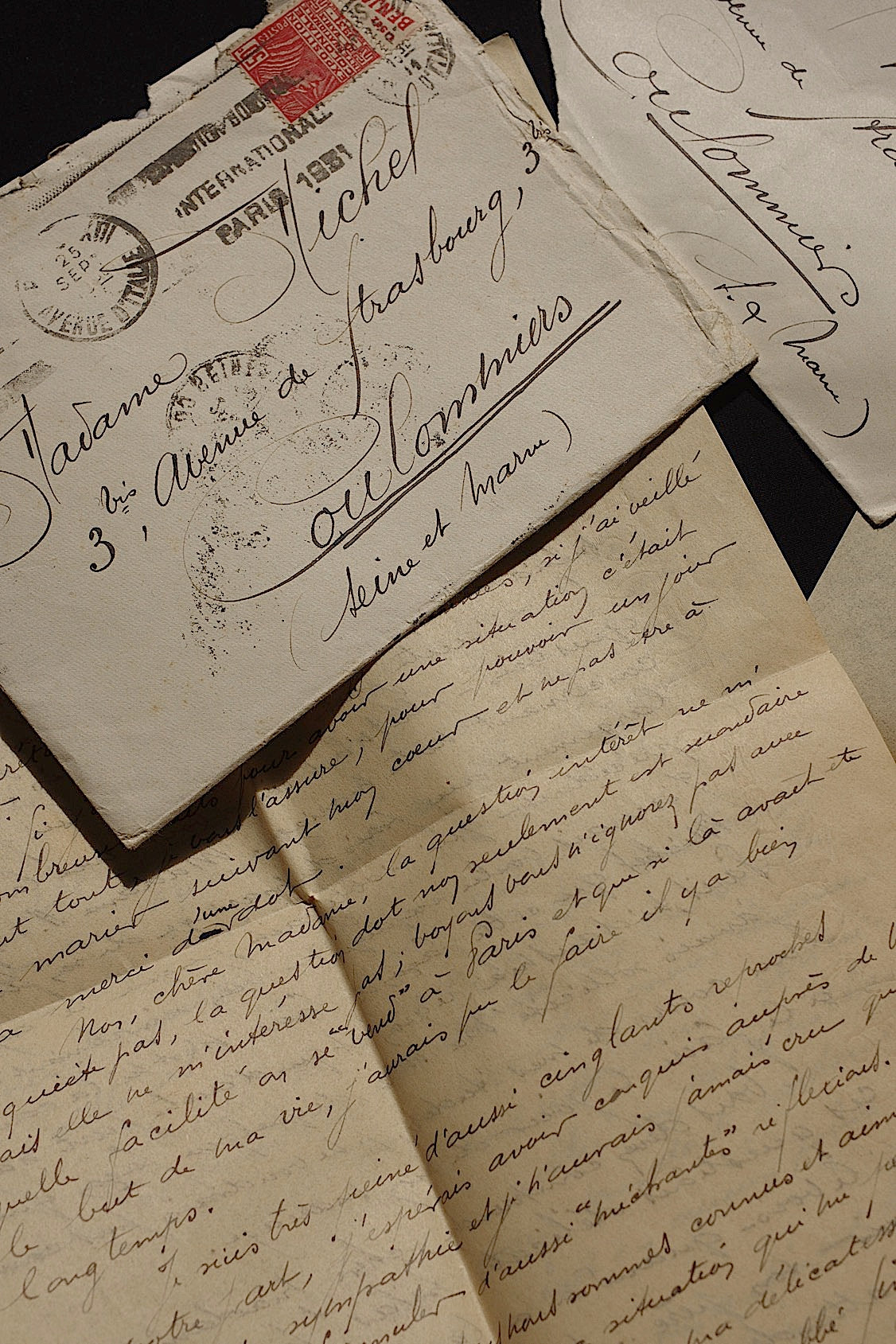 アンティーク手紙/lettre ancienne .FR a l'epoque