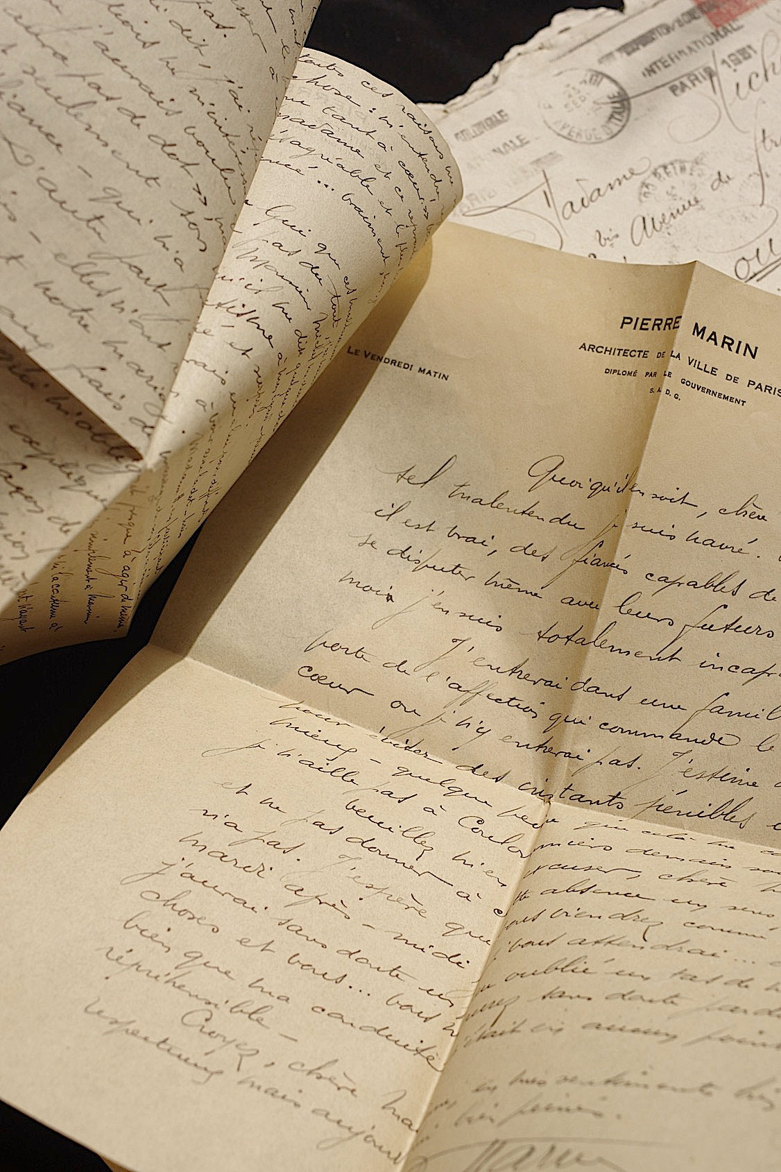 アンティーク手紙/lettre ancienne .FR a l'epoque