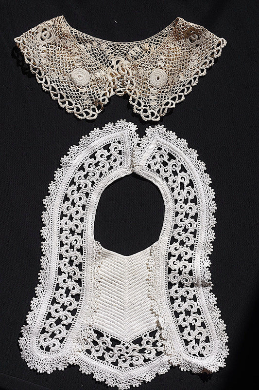 アンティークレース襟子供用/dentelle ancienne/antique lace .FR a l'epoque