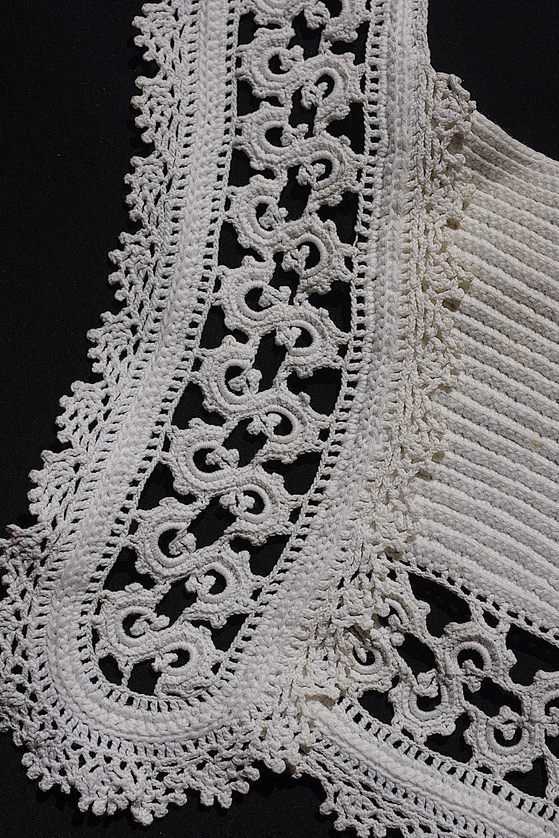 アンティークレース襟子供用/dentelle ancienne/antique lace .FR a l'epoque