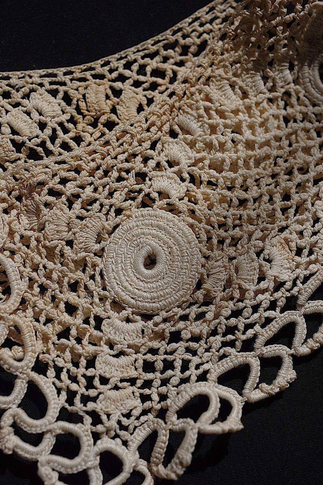 アンティークレース襟子供用/dentelle ancienne/antique lace .FR a l'epoque