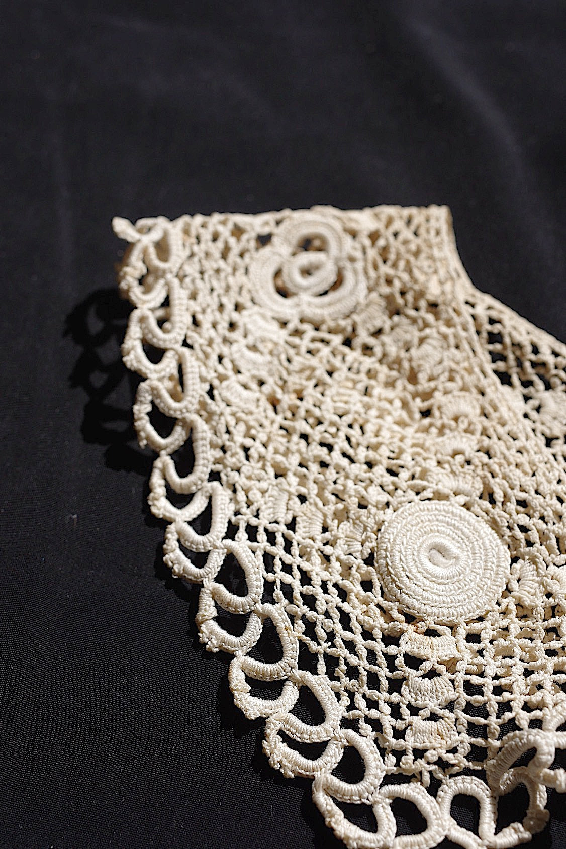アンティークレース襟子供用/dentelle ancienne/antique lace .FR a l'epoque