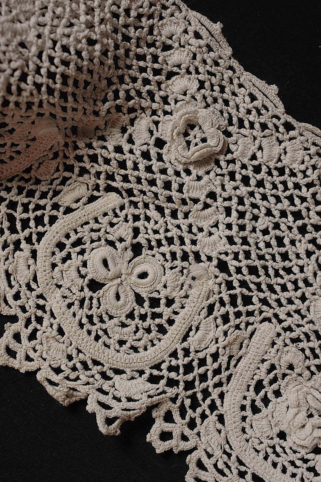 アンティークレース襟/dentelle ancienne/antique lace .FR a l'epoque