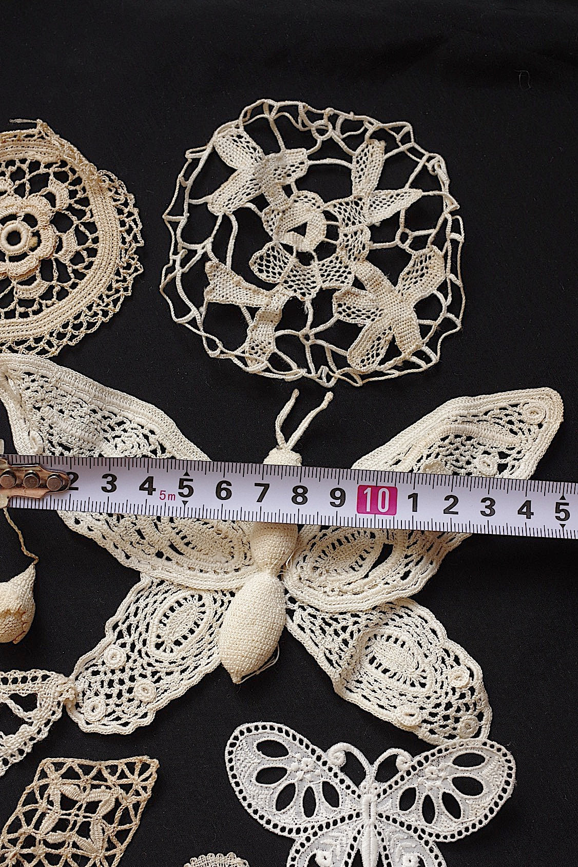 アンティークレースモチーフ1/dentelle ancienne/antique lace .FR a l'epoque
