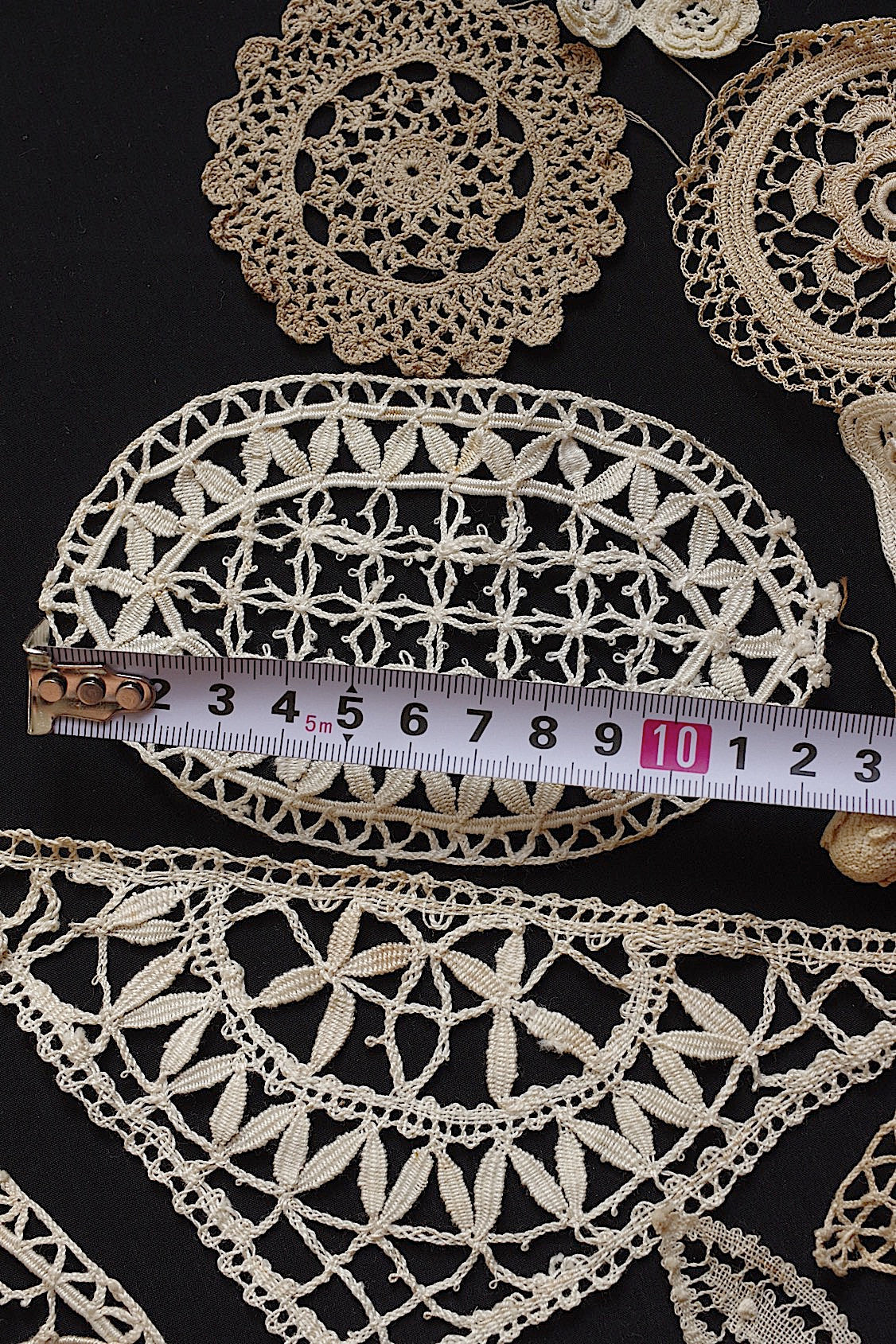アンティークレースモチーフ1/dentelle ancienne/antique lace .FR a l'epoque