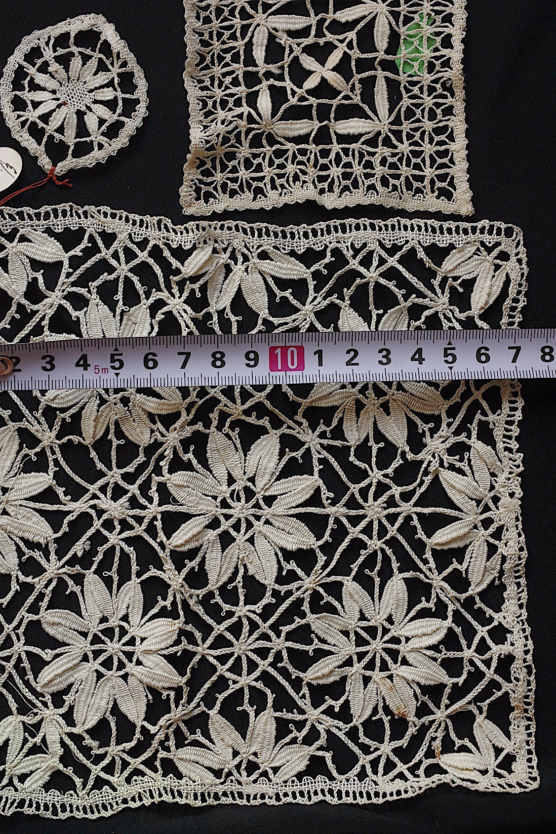 アンティークレースモチーフ3/dentelle ancienne/antique lace .FR a l'epoque