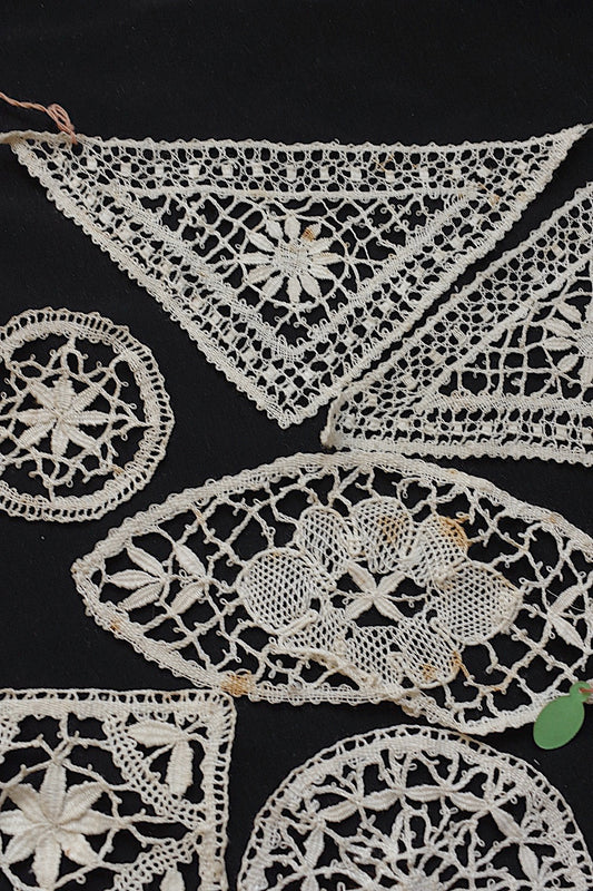 アンティークレースモチーフ3/dentelle ancienne/antique lace .FR a l'epoque