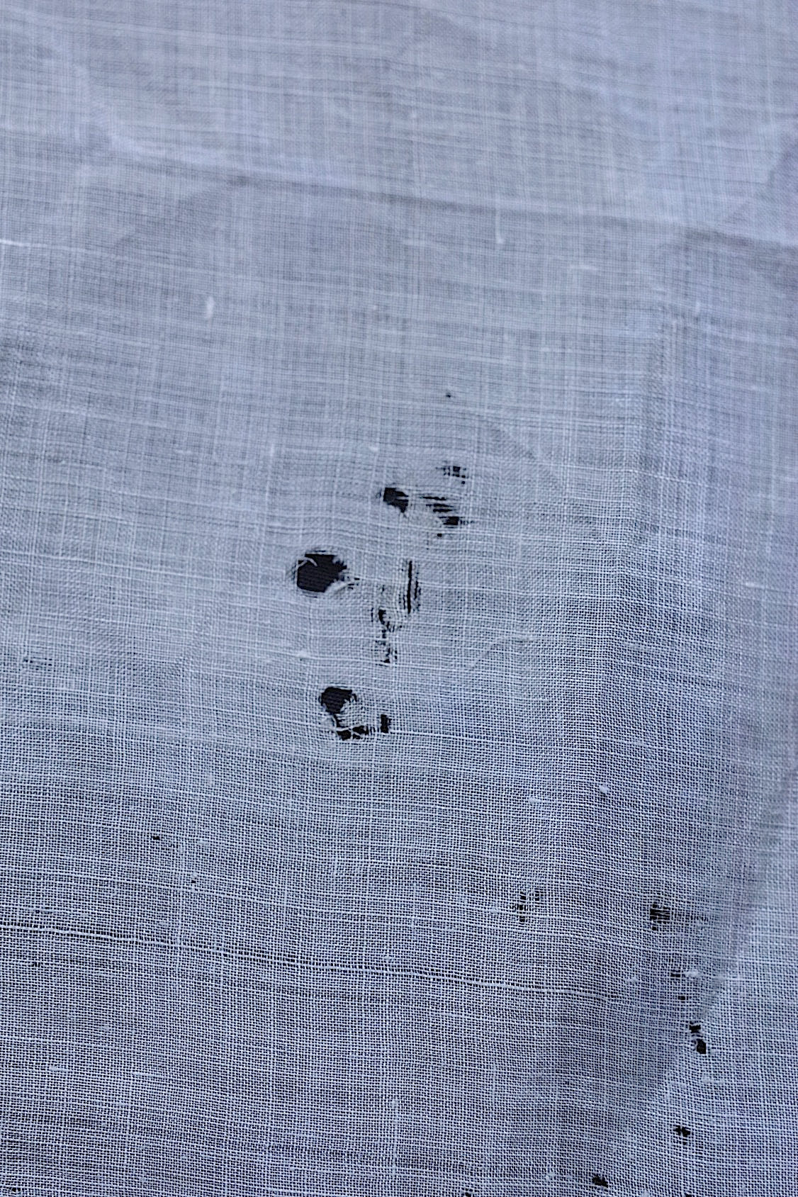 アンティーク刺繍ハンカチ1/dentelle ancienne /antique .FR a l'epoque