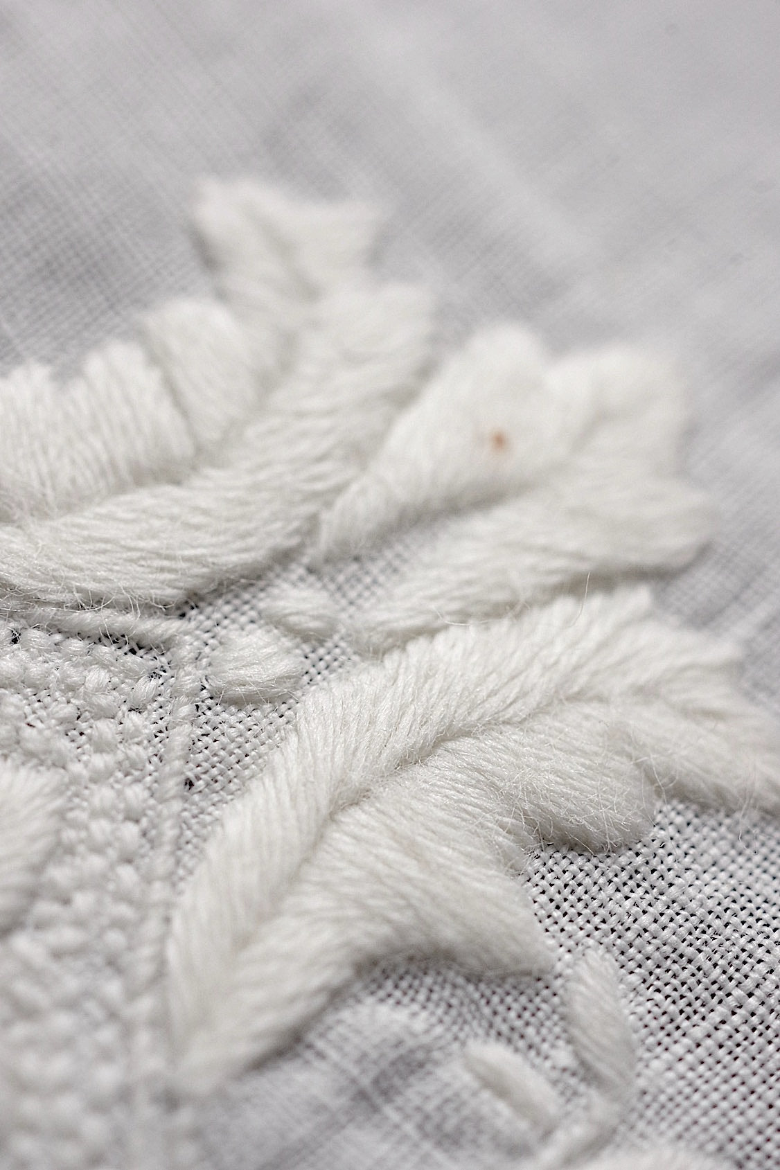 アンティーク刺繍ハンカチ3/dentelle ancienne /antique .FR a l'epoque