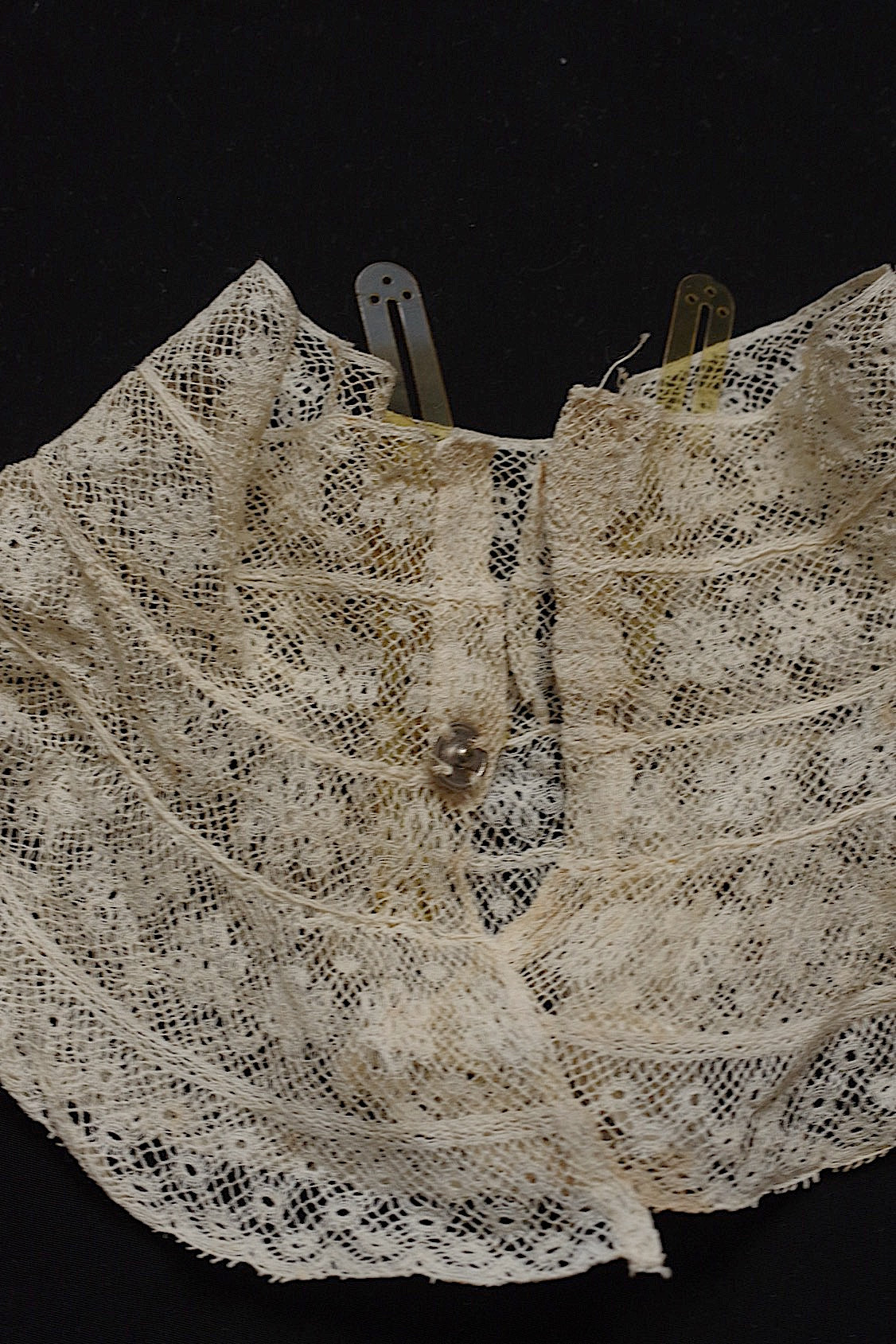 アンティークレース襟/dentelle ancienne  /antique .FR a l'epoque