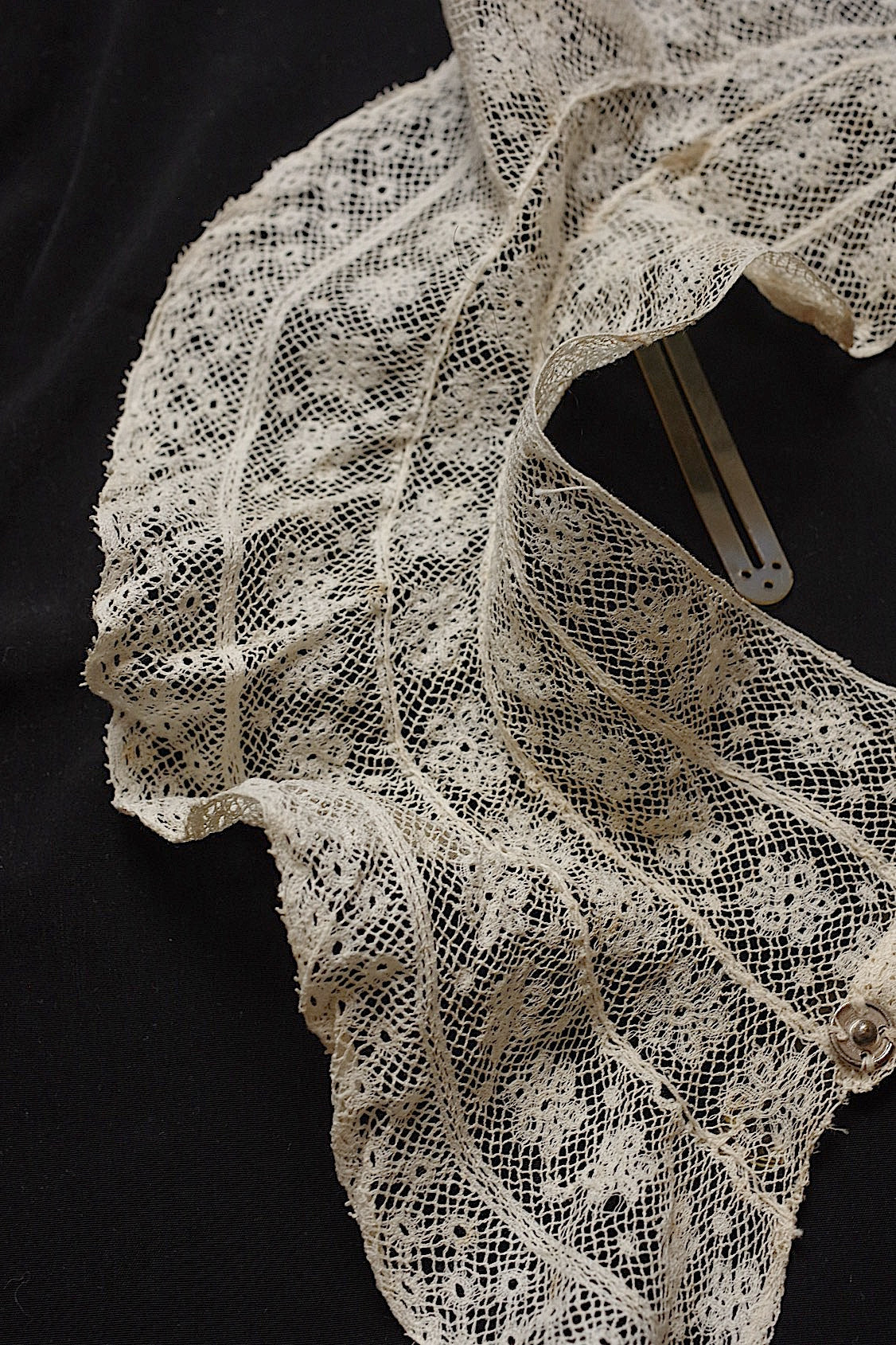 アンティークレース襟/dentelle ancienne  /antique .FR a l'epoque