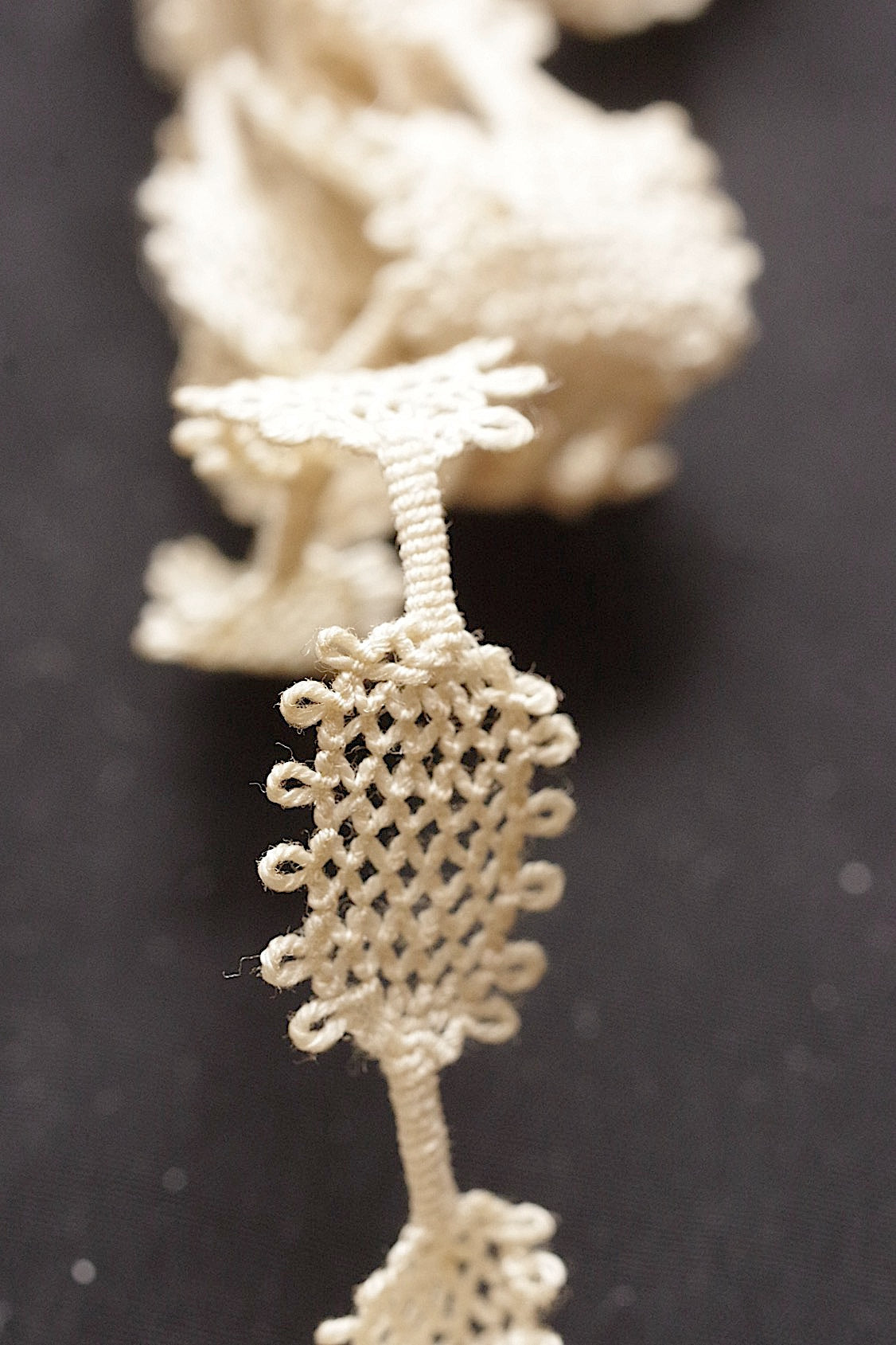 アンティークレーステープ+クロシェ/dentelle ancienne  /antique lace .FR a l'epoque