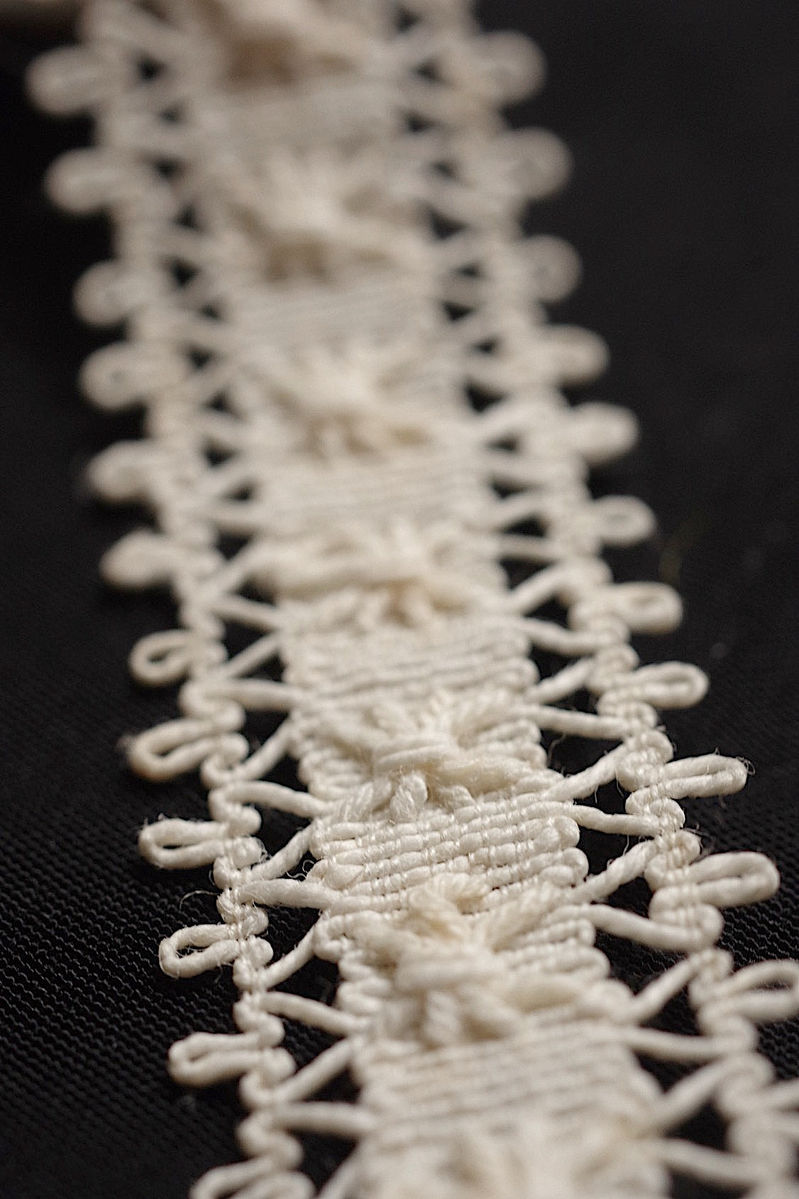 アンティークレーステープ+クロシェ/dentelle ancienne  /antique lace .FR a l'epoque