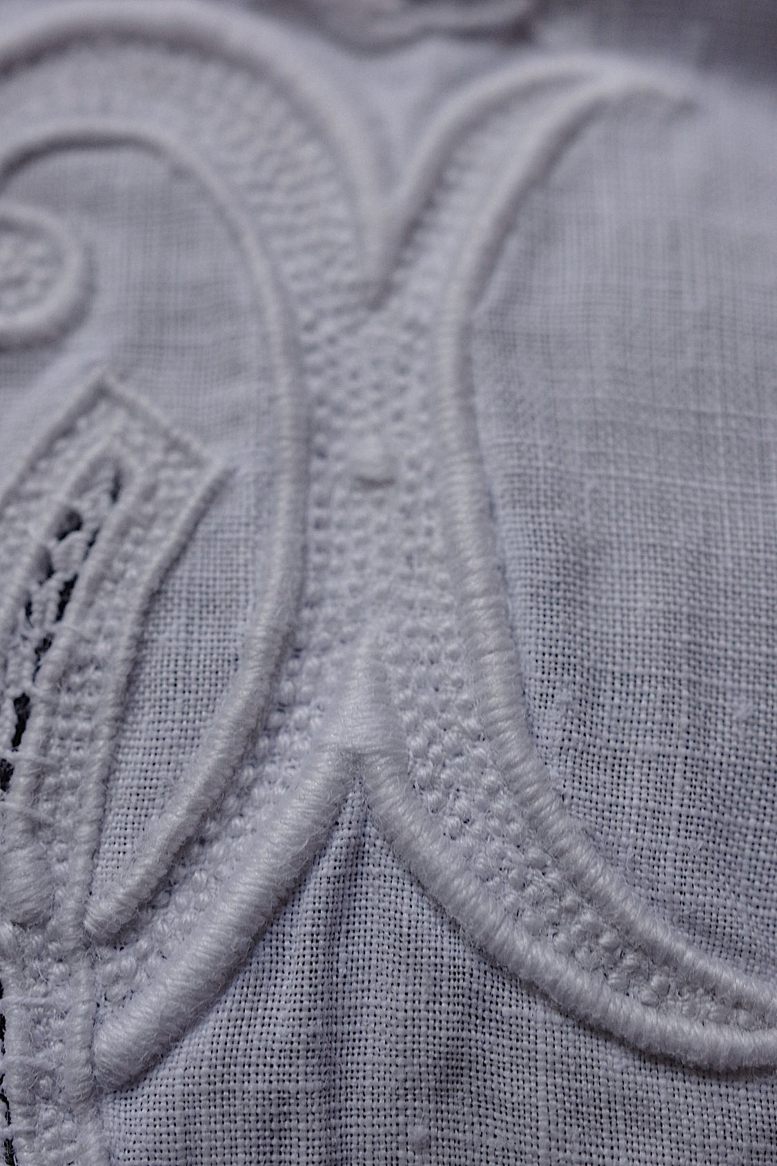 アンティーク刺繍素材用/dentelle ancienne  /antique lace .FR a l'epoque