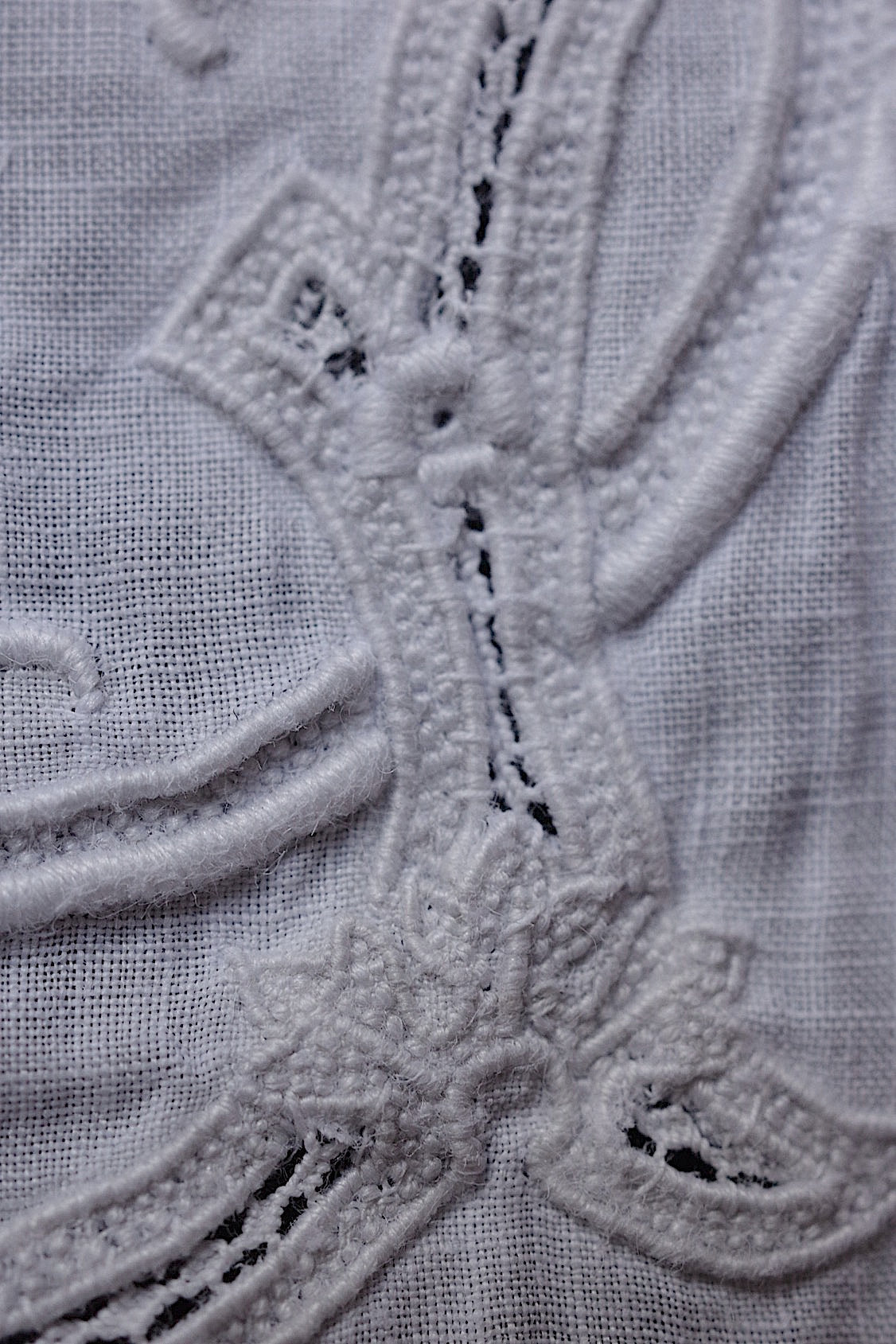 アンティーク刺繍素材用/dentelle ancienne  /antique lace .FR a l'epoque