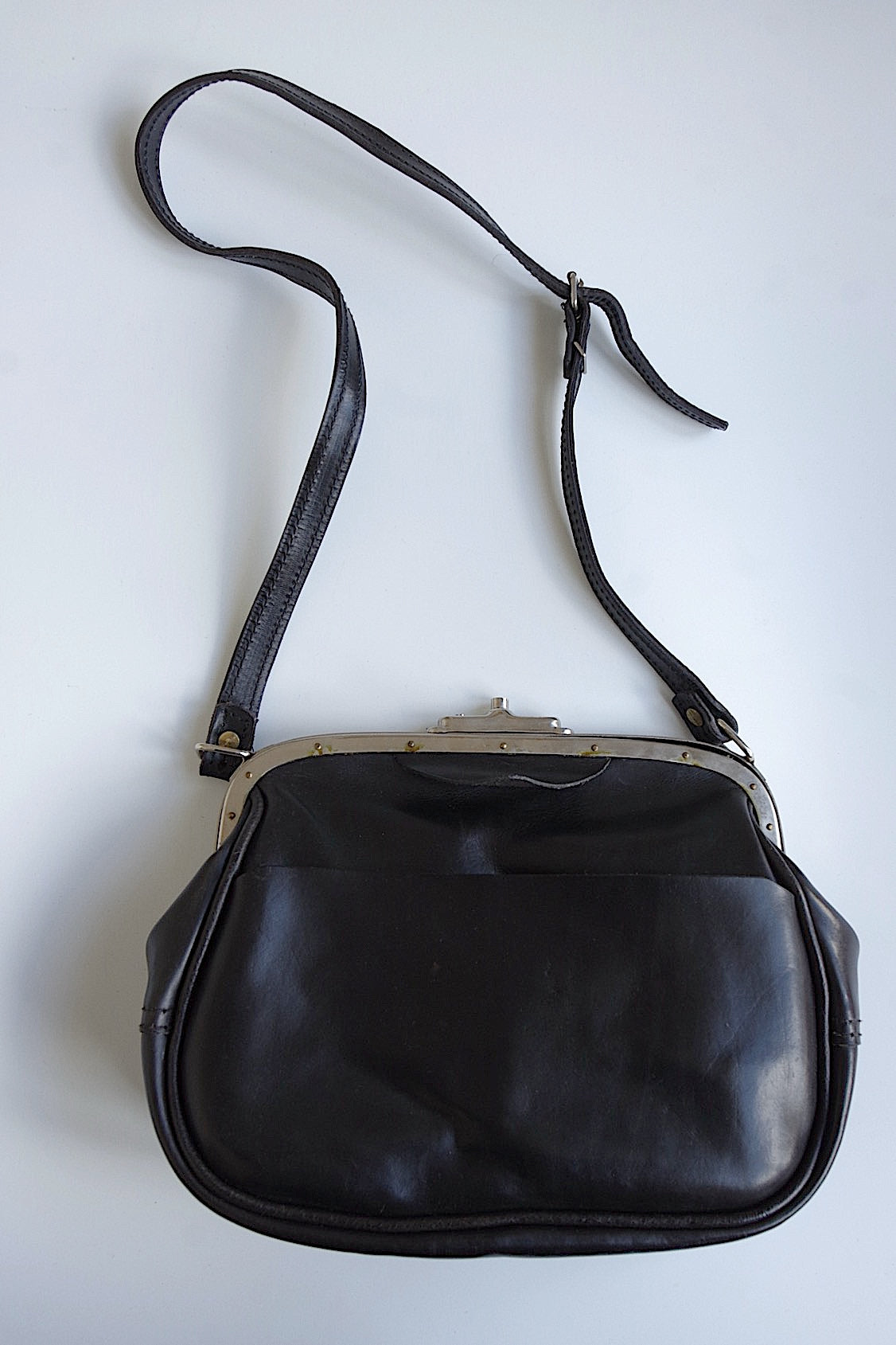 ヴィンテージバッグ/sac vintage くろ .FR a l'epoque