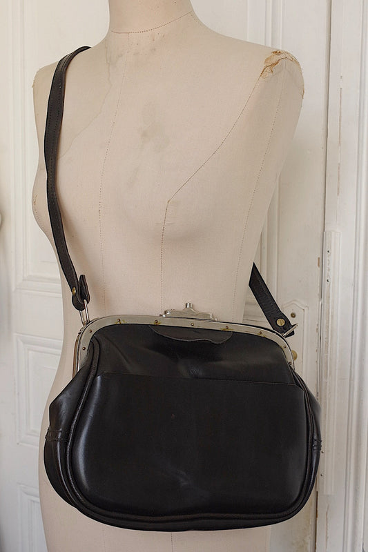 ヴィンテージバッグ/sac vintage くろ .FR a l'epoque