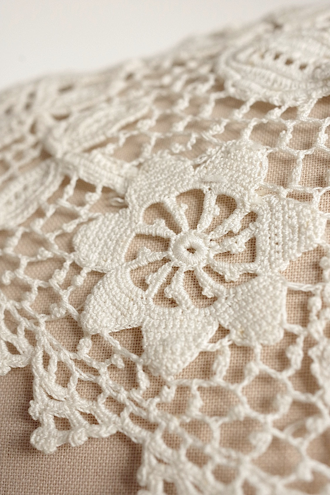 アンティークレース襟クロシェ/dentelle ancienne/antique lace .FR a l'epoque