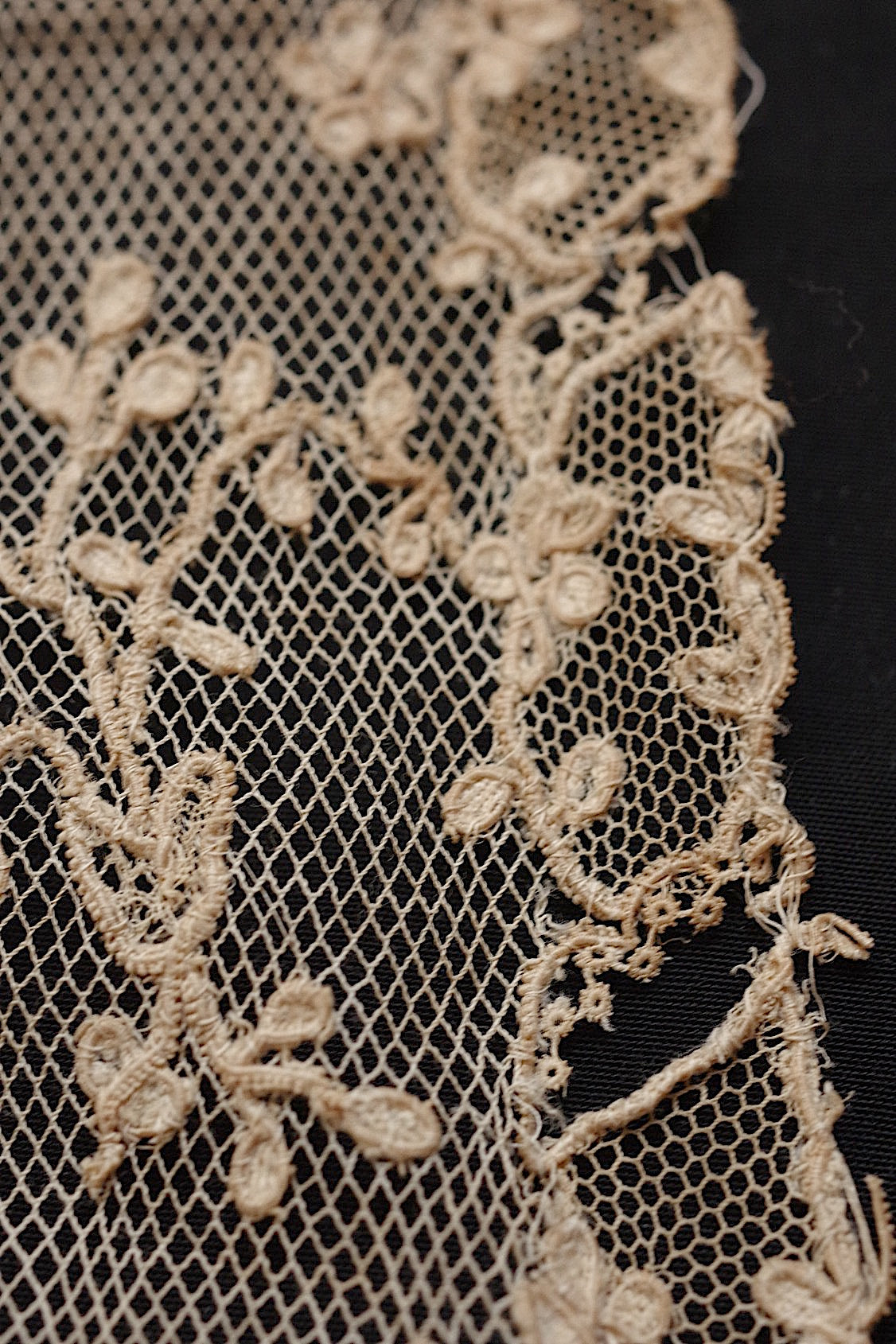 Dentelle antique dentelle dentelle antique pour matériel de lappet