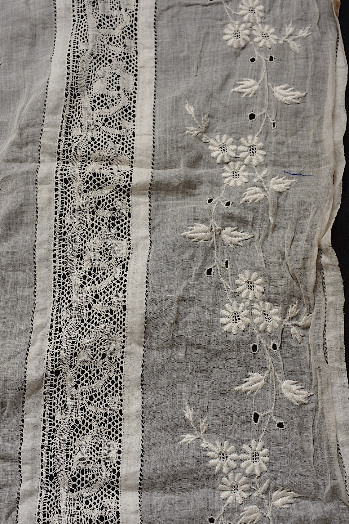 Restes de broderie en dentelle antique dentelle antique