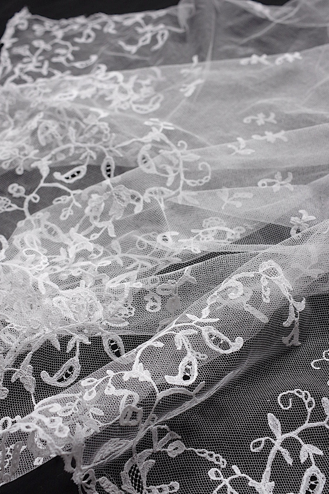 アンティークレース dentelle antique lace 130cm