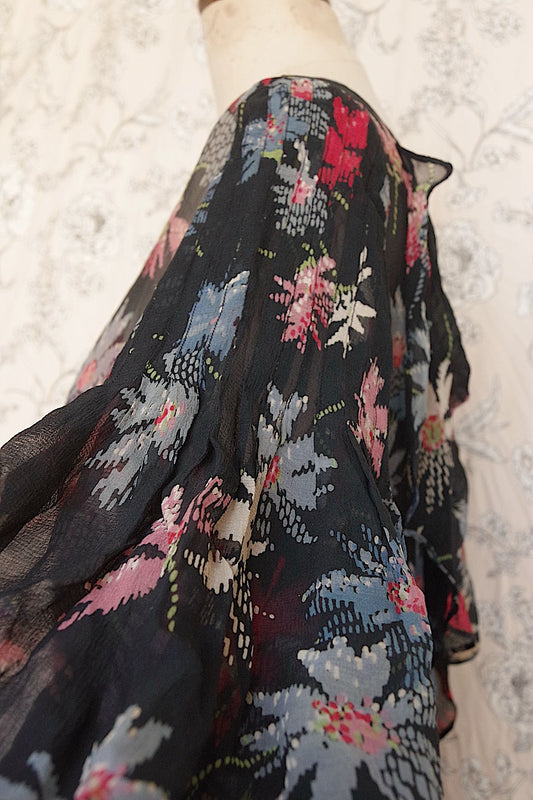 Antique dress vêtement antique chiffon