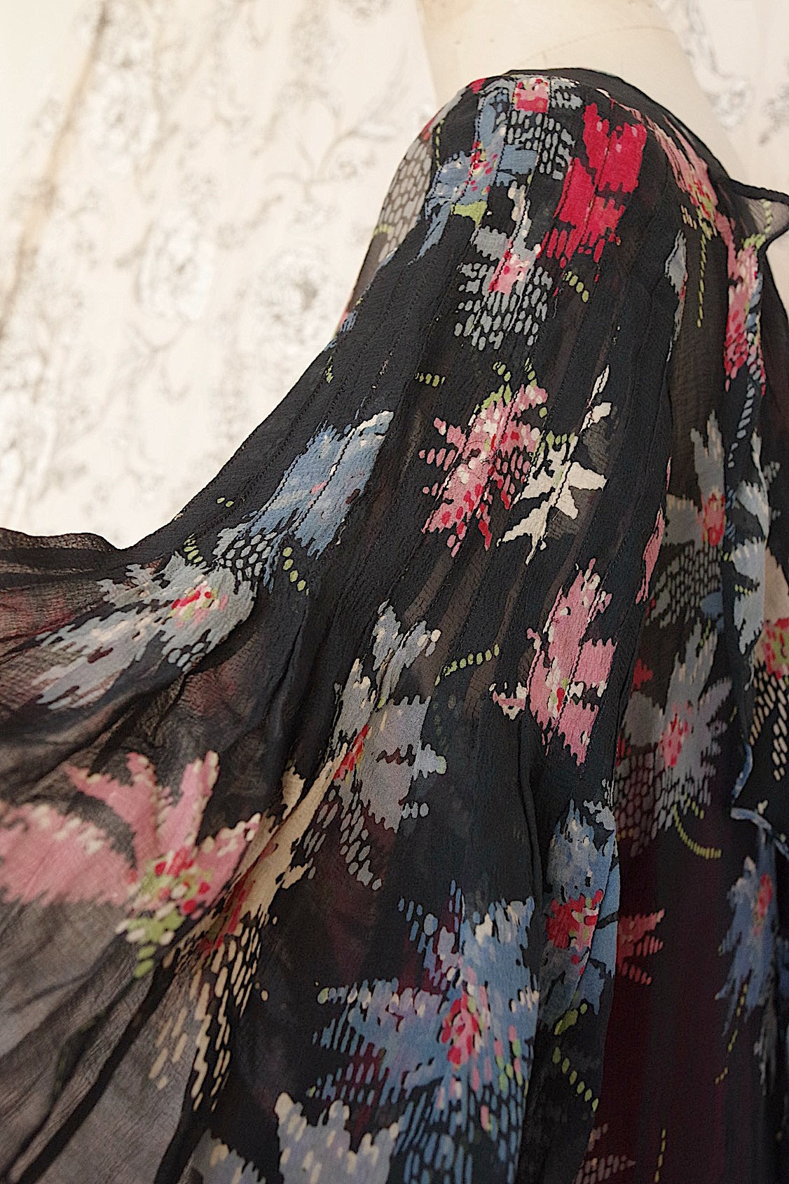 アンティークワンピース vêtement antique シフォン