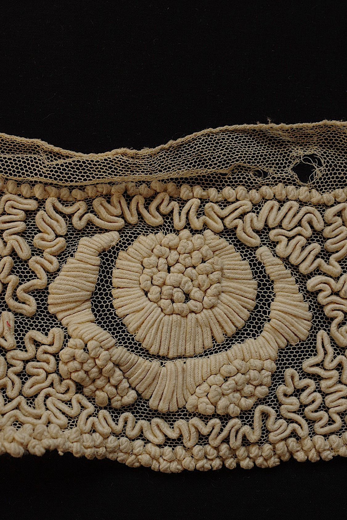 アンティークレース dentelle ancienne ボネ、襟