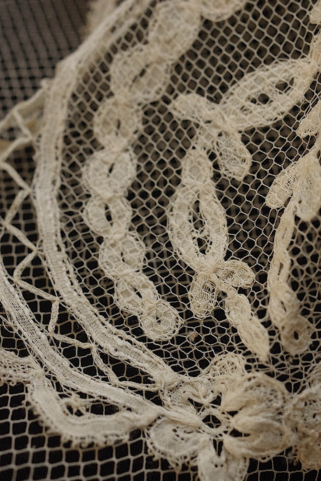 アンティークレース dentelle ancienne plastron 2つ
