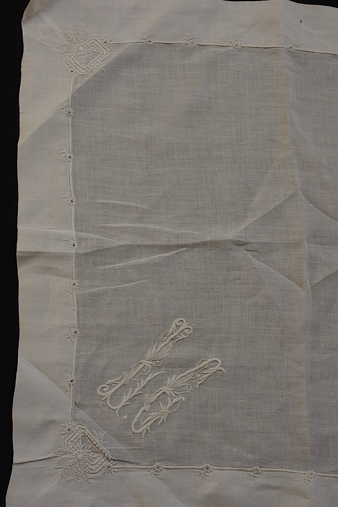 アンティークレース dentelle ancienne ハンカチ3種