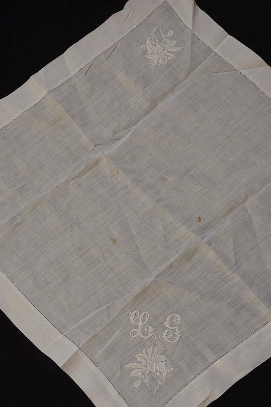 アンティークレース dentelle ancienne ハンカチ3種