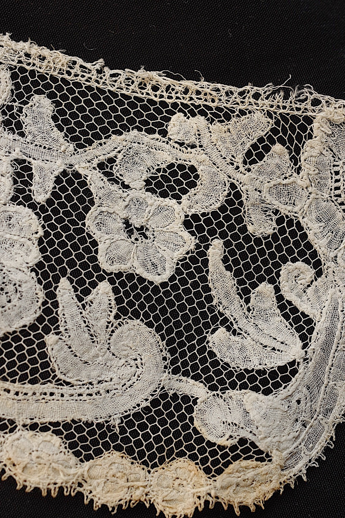 アンティークレース dentelle ancienne  襟
