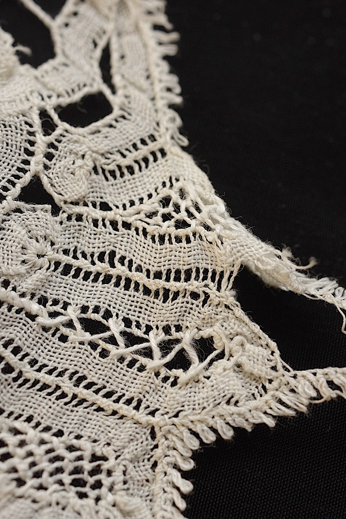 アンティークレース dentelle ancienne  襟