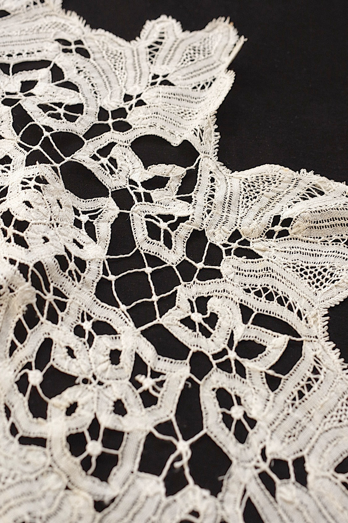 アンティークレース dentelle ancienne  襟