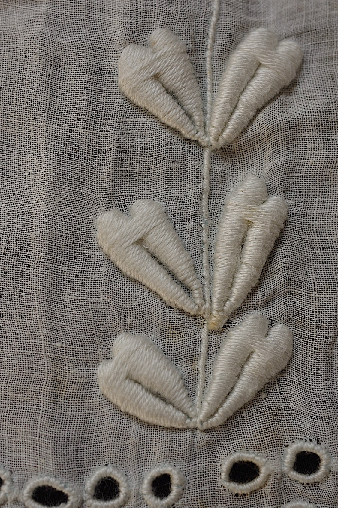 アンティークレース dentelle ancienne  刺繍生地