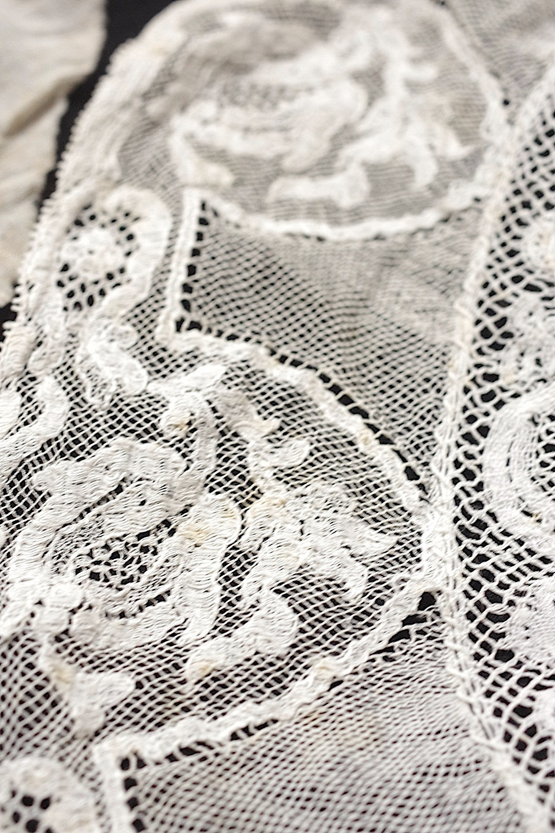 アンティークレース dentelle ancienne 刺繍