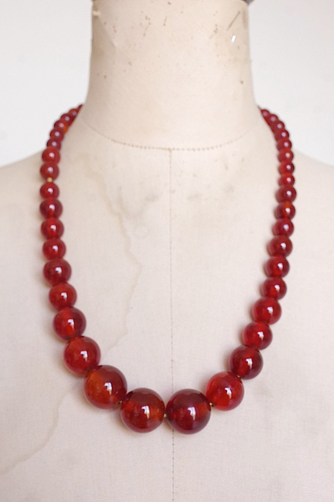 アンティークネックレス collier antique ベークライト - .FR a l'epoque